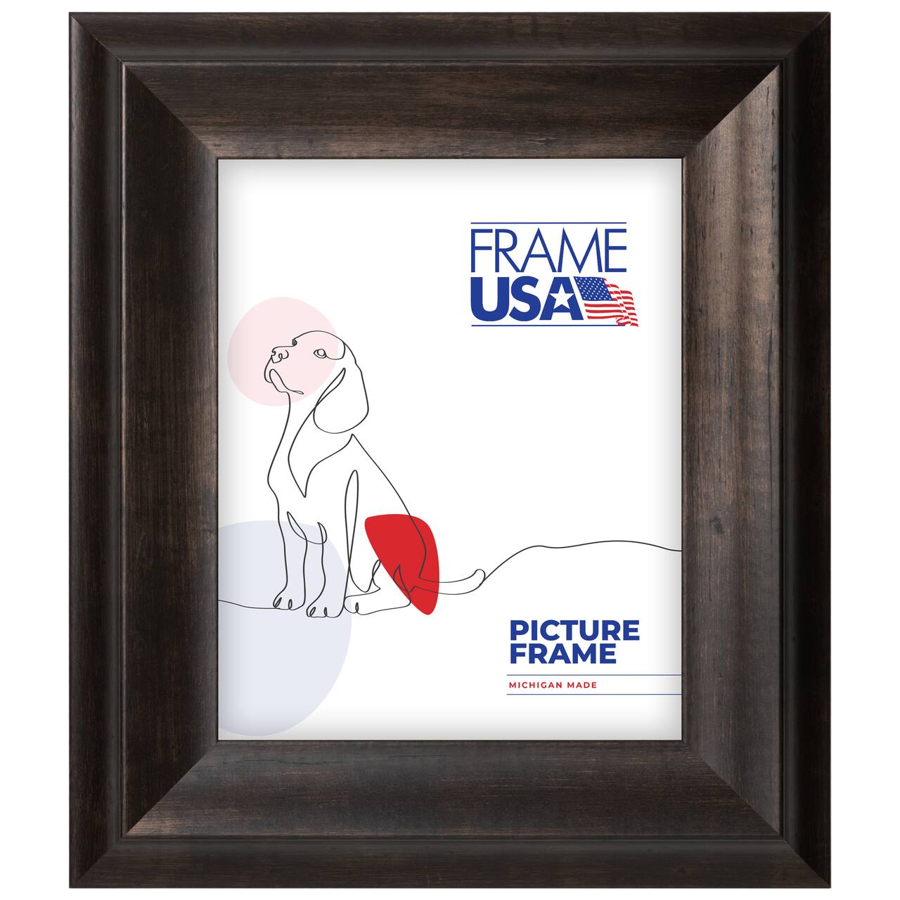 Frame USA Verona Wide Espresso Single Image Picture Frame